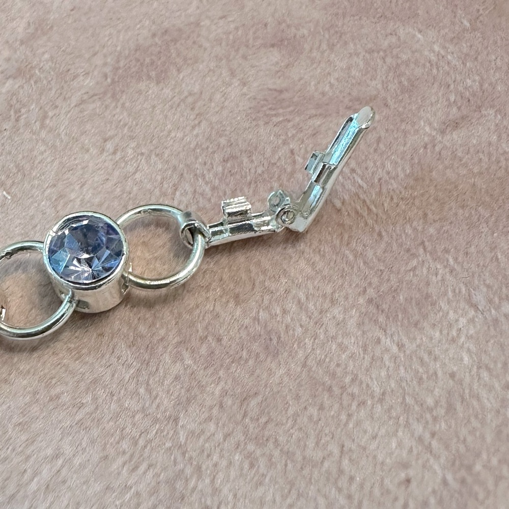 Y2K Vintage Avon Disney Tinkerbell Charm Bracelet Pastel Crystal Rhinestones - Picture 7 of 15